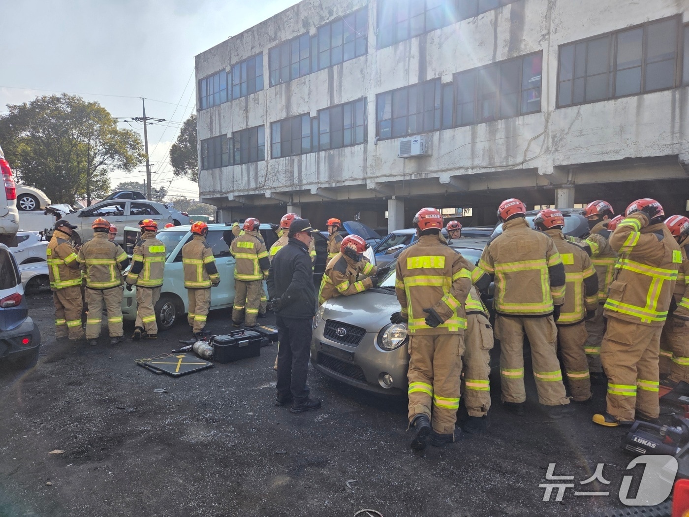 제주소방 훈련 모습(제주소방 제공. 재판매 및 DB금지)/뉴스1