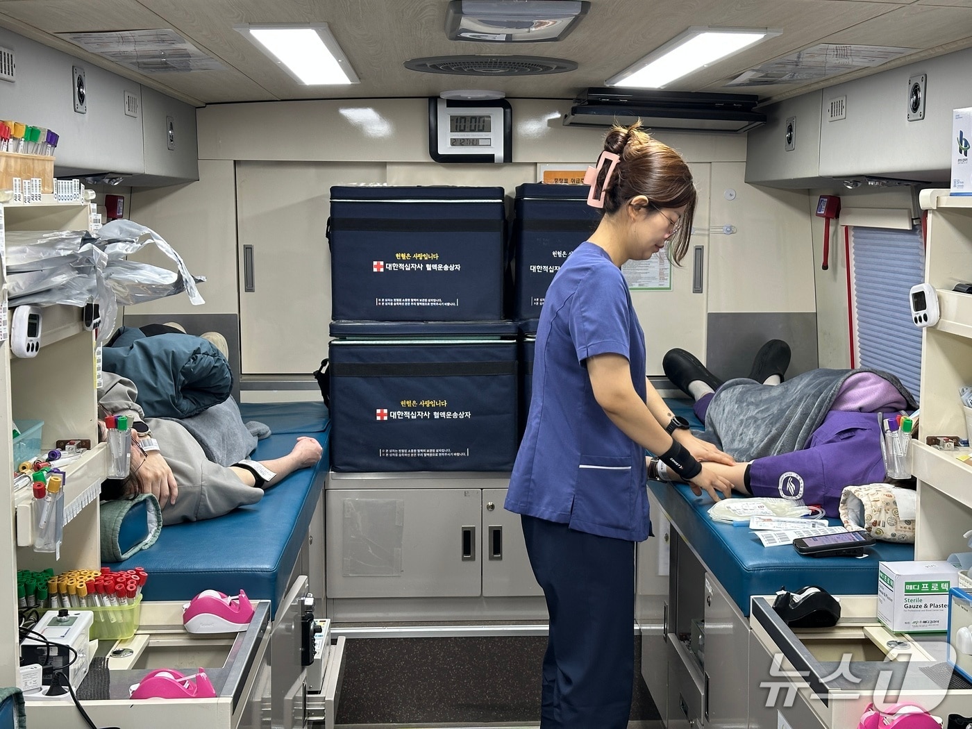 생명나눔 헌혈행사.(한림대 춘천성심병원 제공. 재판매 및 DB금지)/뉴스1