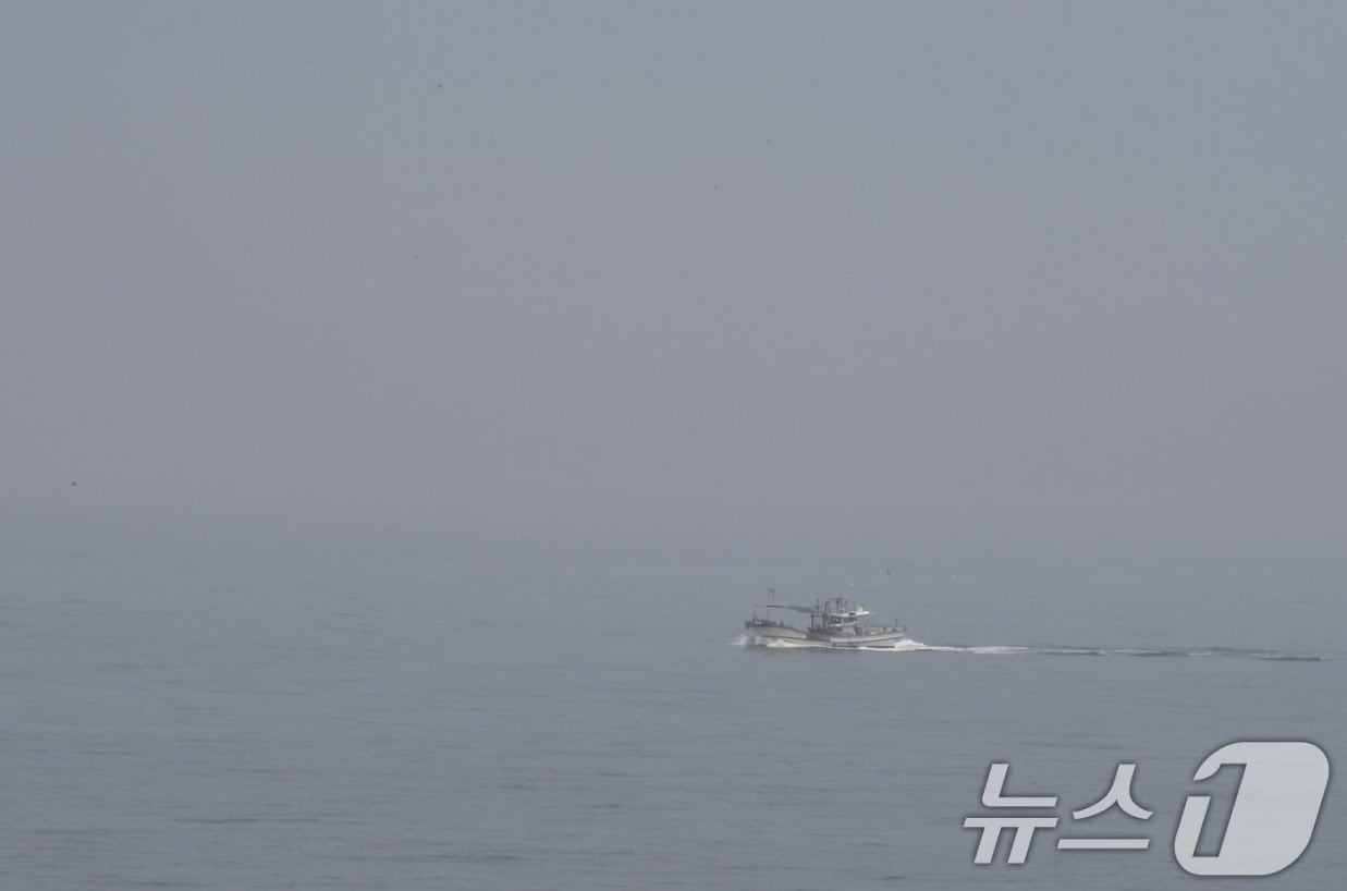 해무 가득한 바다(사진은 기사 내용과 무관함) / 뉴스1 ⓒ News1