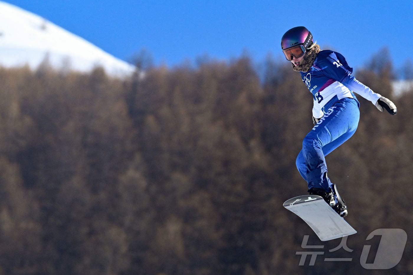 스노보드 크로스 경기 장면(뉴스1 제공 이미지)