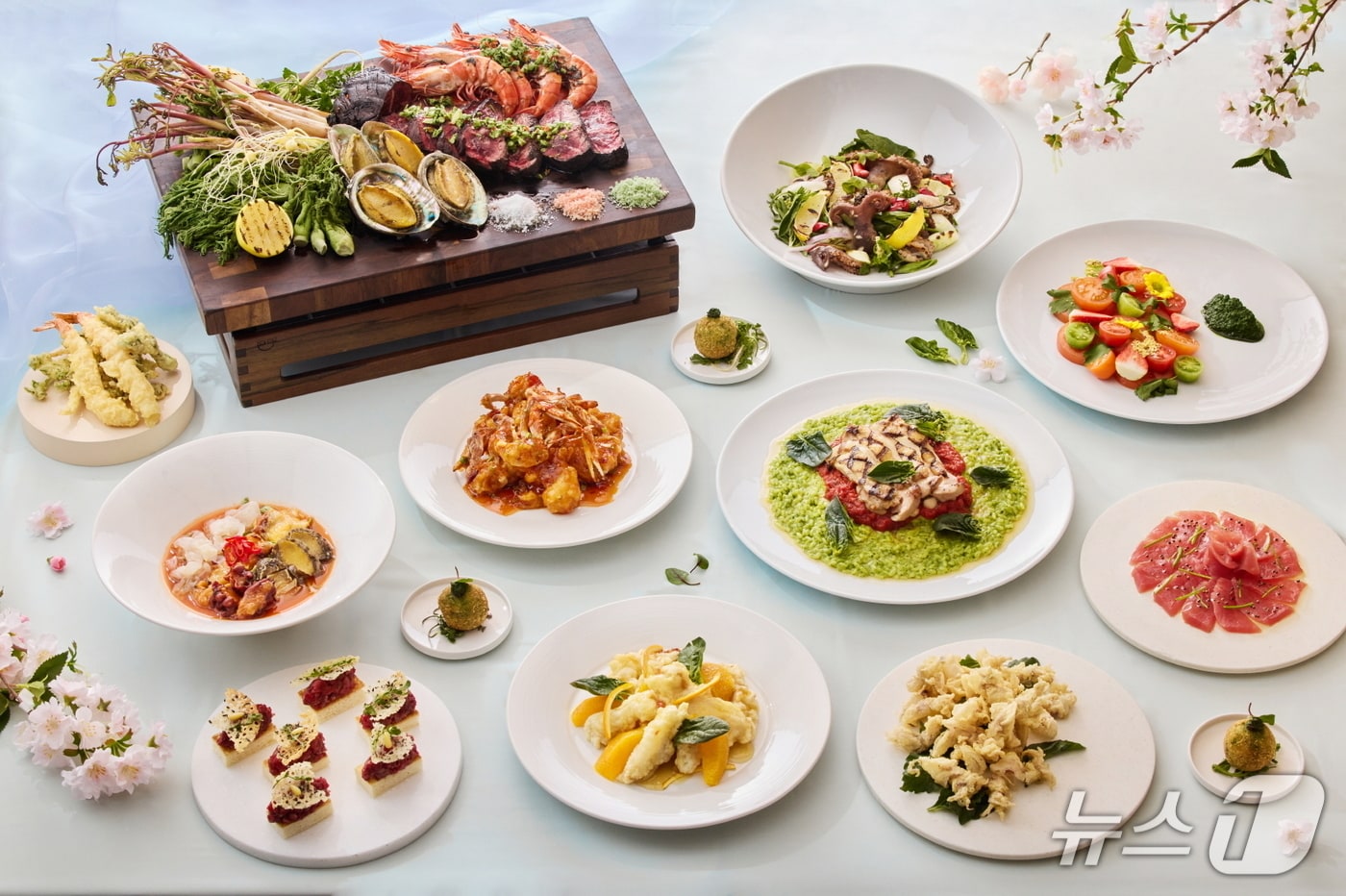 카시아 속초 뷔페 레스토랑 '비스타' 봄 시즌 뷔페 메뉴.(호텔 제공, 재판매 및 DB 금지) 2026.2.19/뉴스1