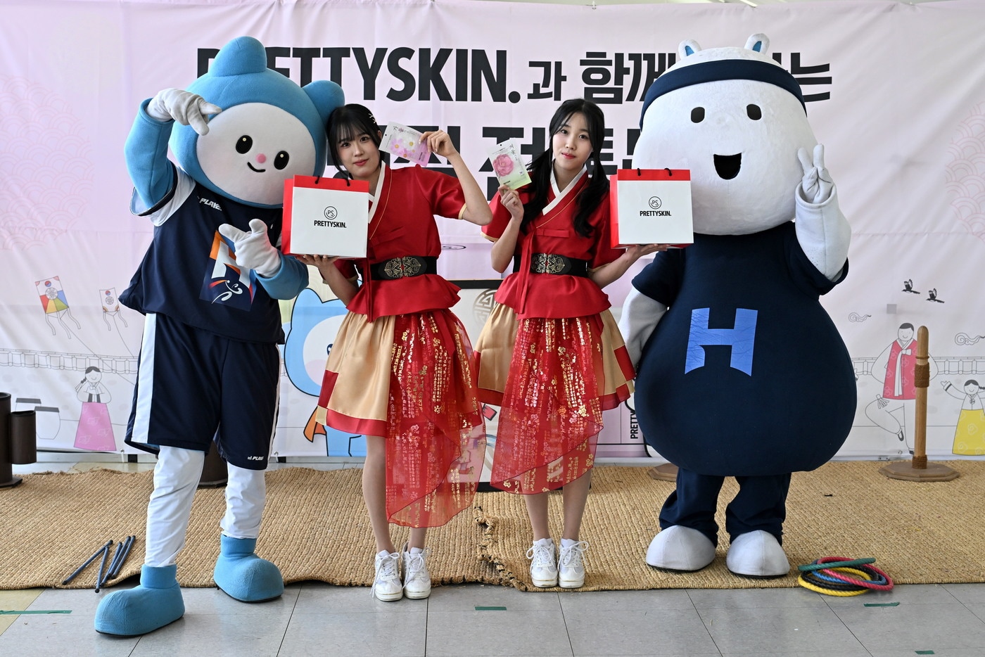 핸드볼 H리그가 링티·프리티스킨과 함께 브랜드데이를 개최했다(KOHA 제공)