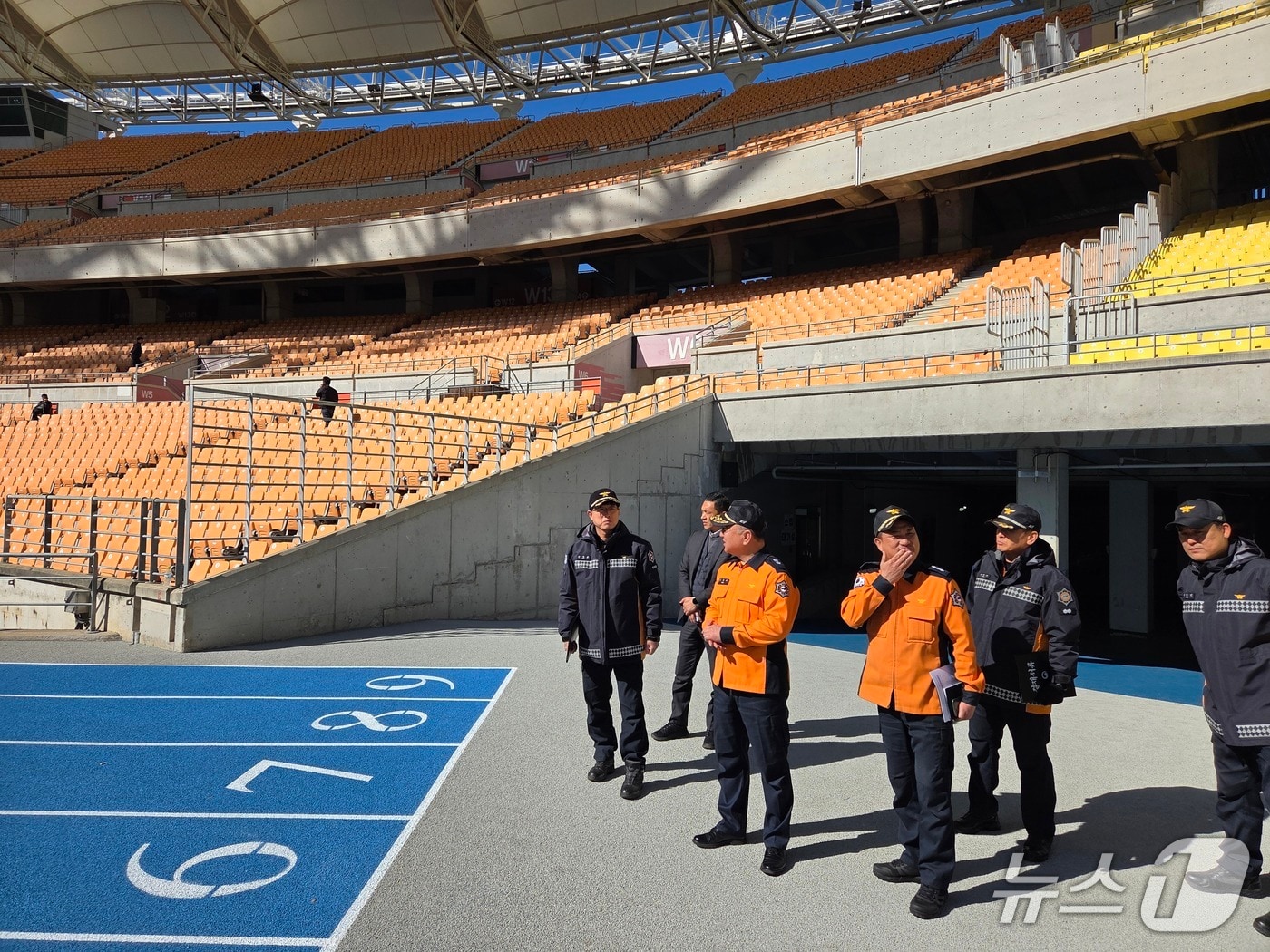 대구소방안전본부는 22일 열리는 '2026 대구마라톤'의 성공적 개최를 위해 마라톤 코스와 행사장 전반에 대한 현장점검을 실시했다고 19일 밝혔다. (대구소방본부 제공. 재판매 및 DB 금지)뉴스1