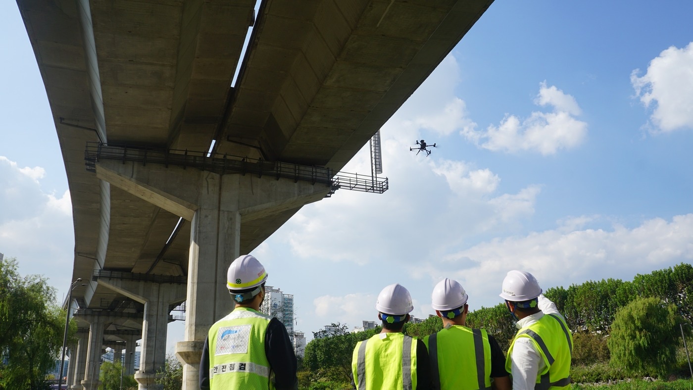 교량 드론 점검(서울시 제공)