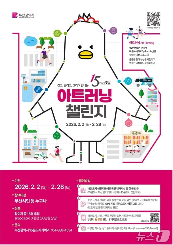 '아트러닝 챌린지' 포스터.(부산시 제공. 재판매 및 DB금지)