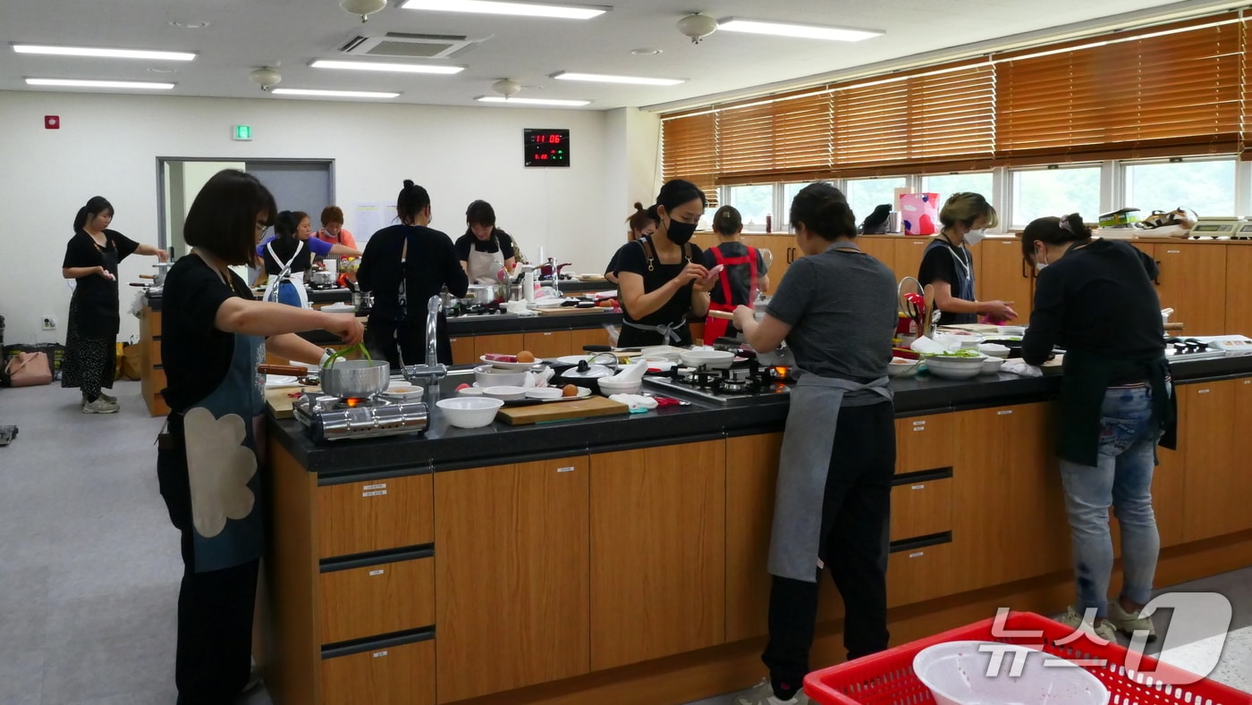 화천군, 제과제빵 기능사반.(화천군 제공, 재판매 및 DB금지)