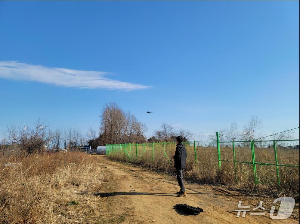 강원 동해시 산림드론감시단.(동해시 제공, 재판매 및 DB 금지) 2026.2.2/뉴스1