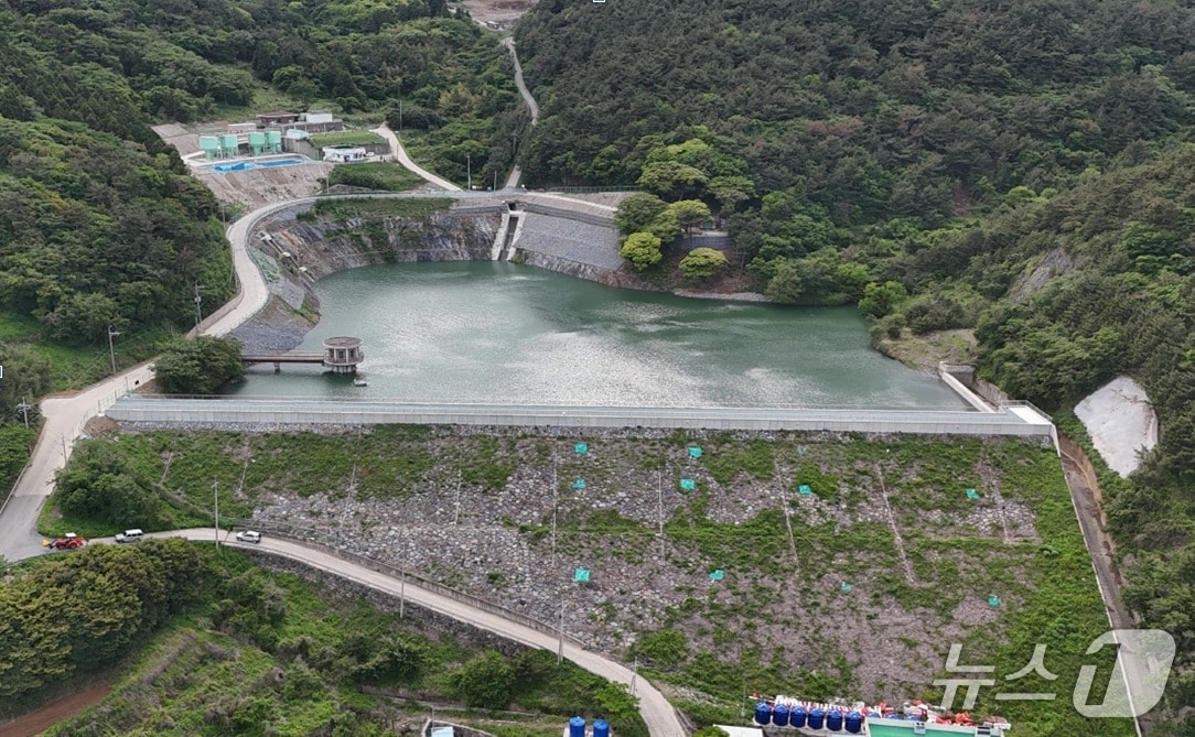 욕지댐 전경(경남도 제공. 재판매 및 DB금지)