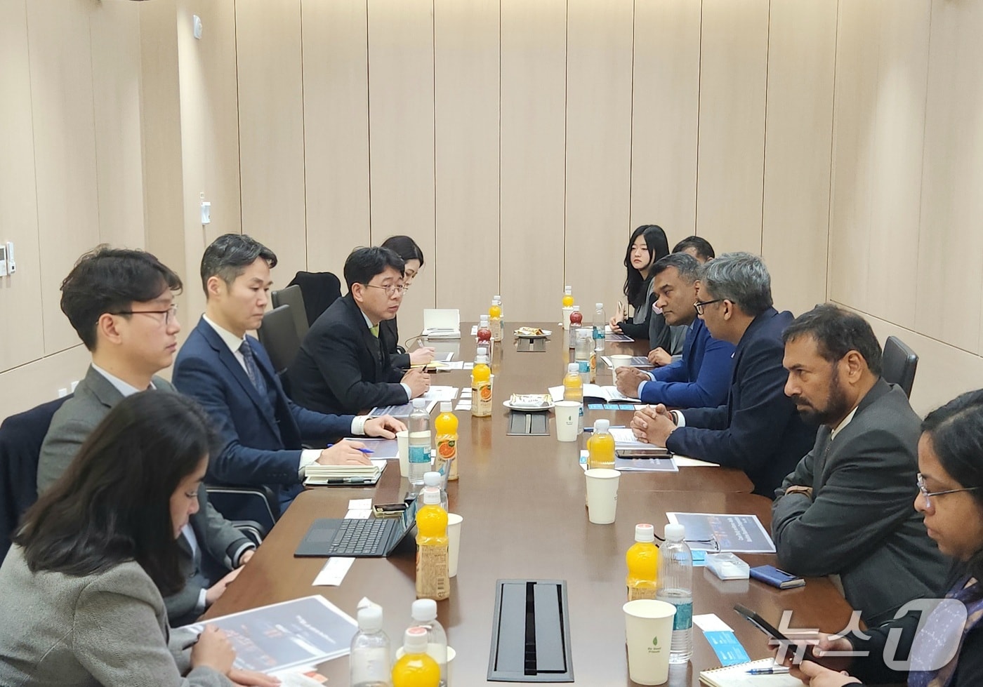 20일 열린 해진공-인도 항만해운수로부 간담회 모습 (해진공 제공. 재판매 및 DB금지)