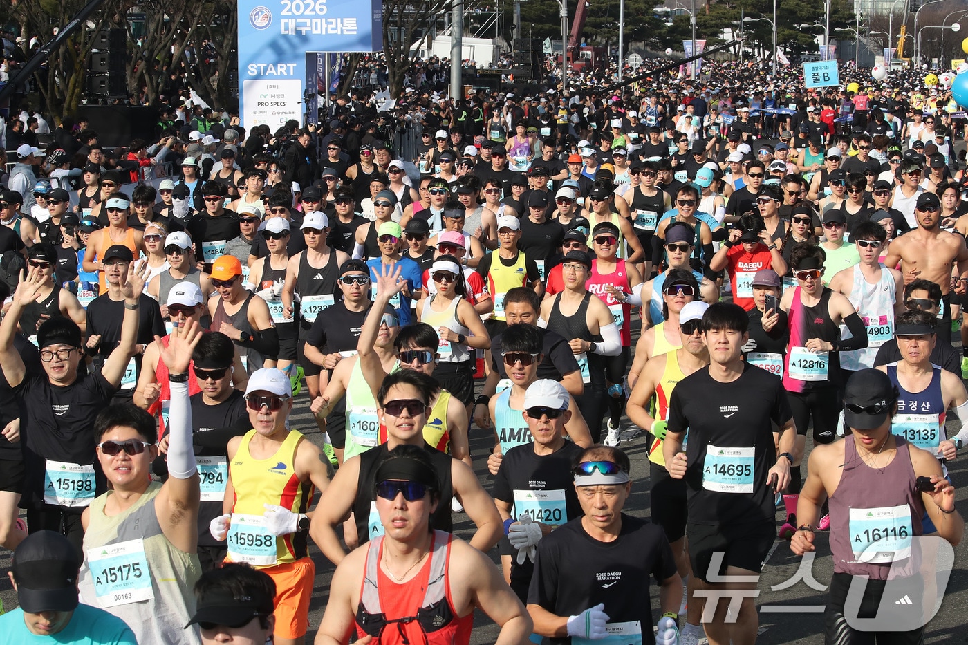 올해 8월 대구에서 열리는 세계 최대 규모의 생활체육 육상 축제인 '2026 대구세계마스터즈육상경기대회'(WMAC Daegu 2026)에 국가대표 출신도 출전하는 등 참가 열기가 고조되고 있다. 사진은 올해 2월 열린 '2026 대구마라톤대회'. 2026.2.22 ⓒ 뉴스1 공정식 기자
