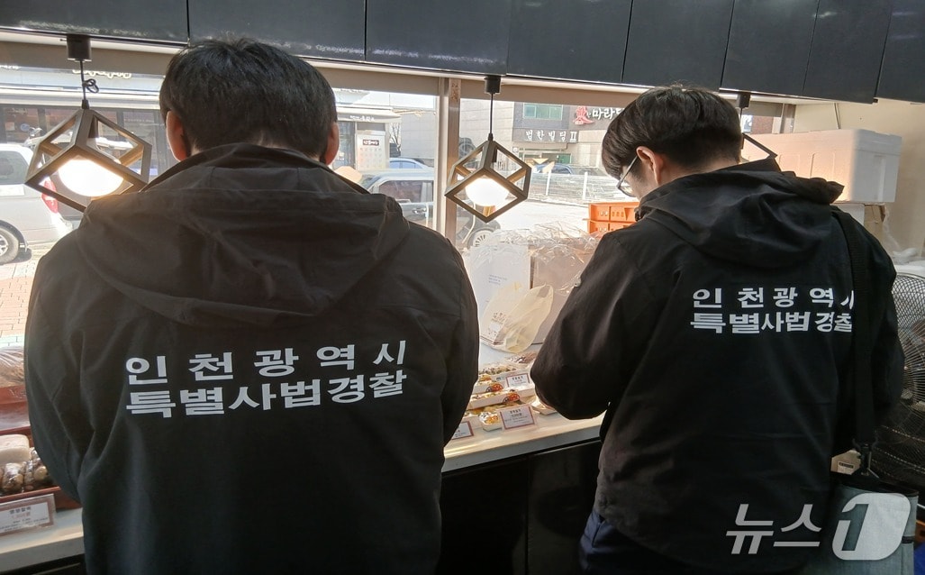 인천시 특별사법경찰 단속 사진 (인천시 제공.재판매 및 DB금지)