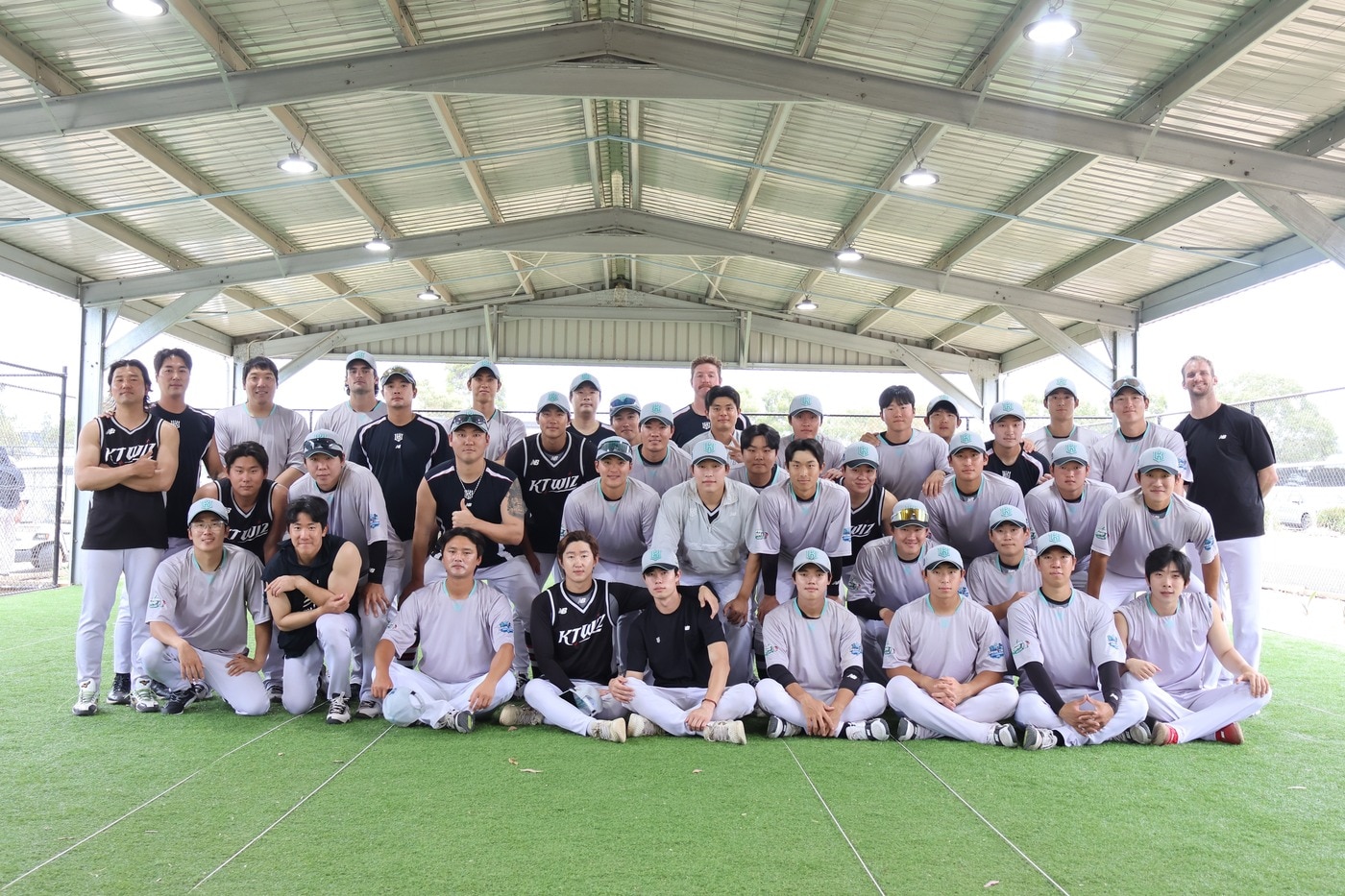 KT 위즈가 호주 질롱에서 1차 스프링캠프를 마무리했다. (KT 위즈 제공)