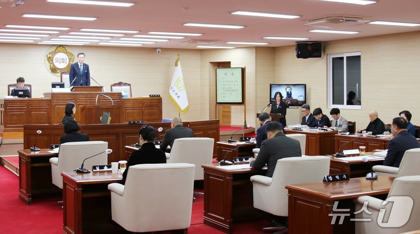 곡성군의회 본회의장(곡성군의회 제공)  