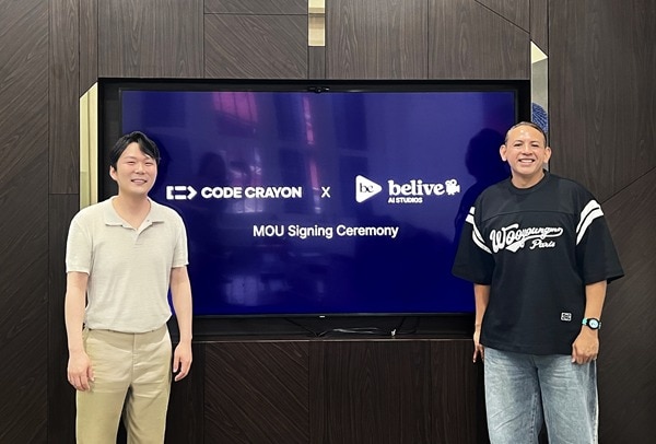 코드크레용, 비라이브와 손잡고 글로벌 진출 본격화 - 뉴스 썸네일 이미지