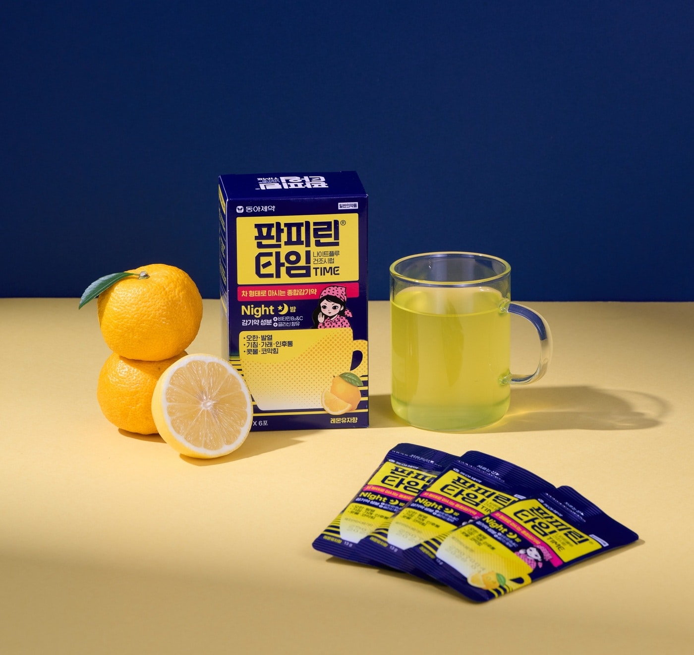 감기약 '판피린타임 나이트플루 건조시럽'. (동아제약 제공)