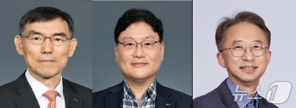 왼쪽부터 포스코퓨처엠의 김성진 사내이사 후보, 정석모 기타 비상무이사 후보, 이상영 사외이사 후보.(포스코퓨처엠 제공)