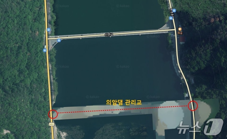 강원 춘천 의암댐 관리교.(춘천시 제공, 재판매 및 DB금지)