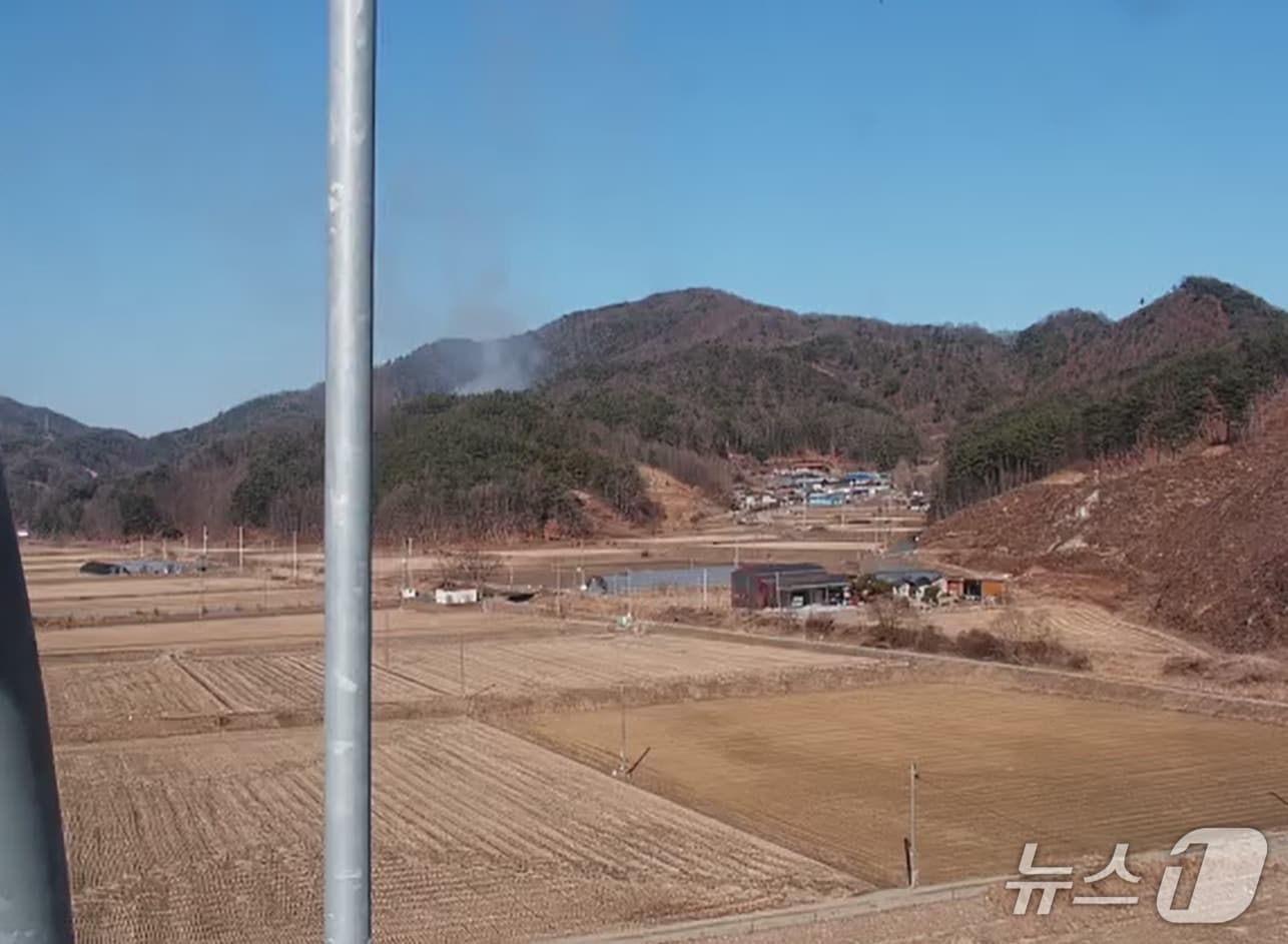청양 정산면 해남리 산불 현장. (산림청 제공, 재판매 및 DB금지) / 뉴스1