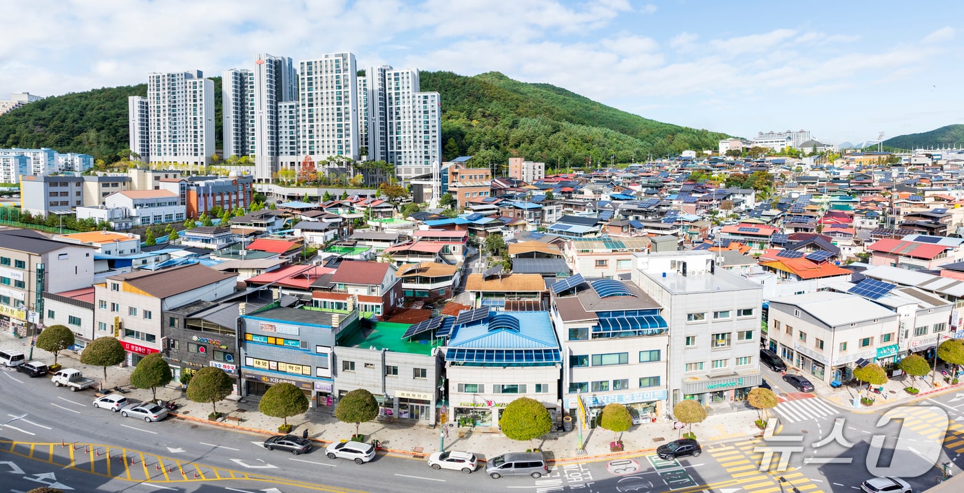 단양읍 전경.(단양군 제공. 재판매 및 DB금지)/뉴스1