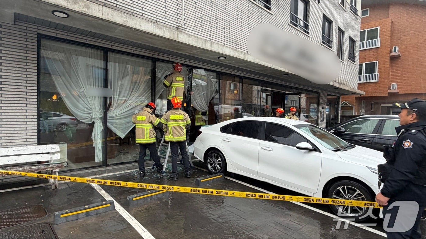후진 사고 현장(제주소방안전본부 제공. 재판매 및 DB금지)
