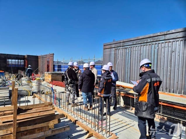 강원특별자치도 소방본부, 소방공사 감리현장 대상 위반행위 불시 단속.(도소방본부 제공, 재판매 및 DB금지)