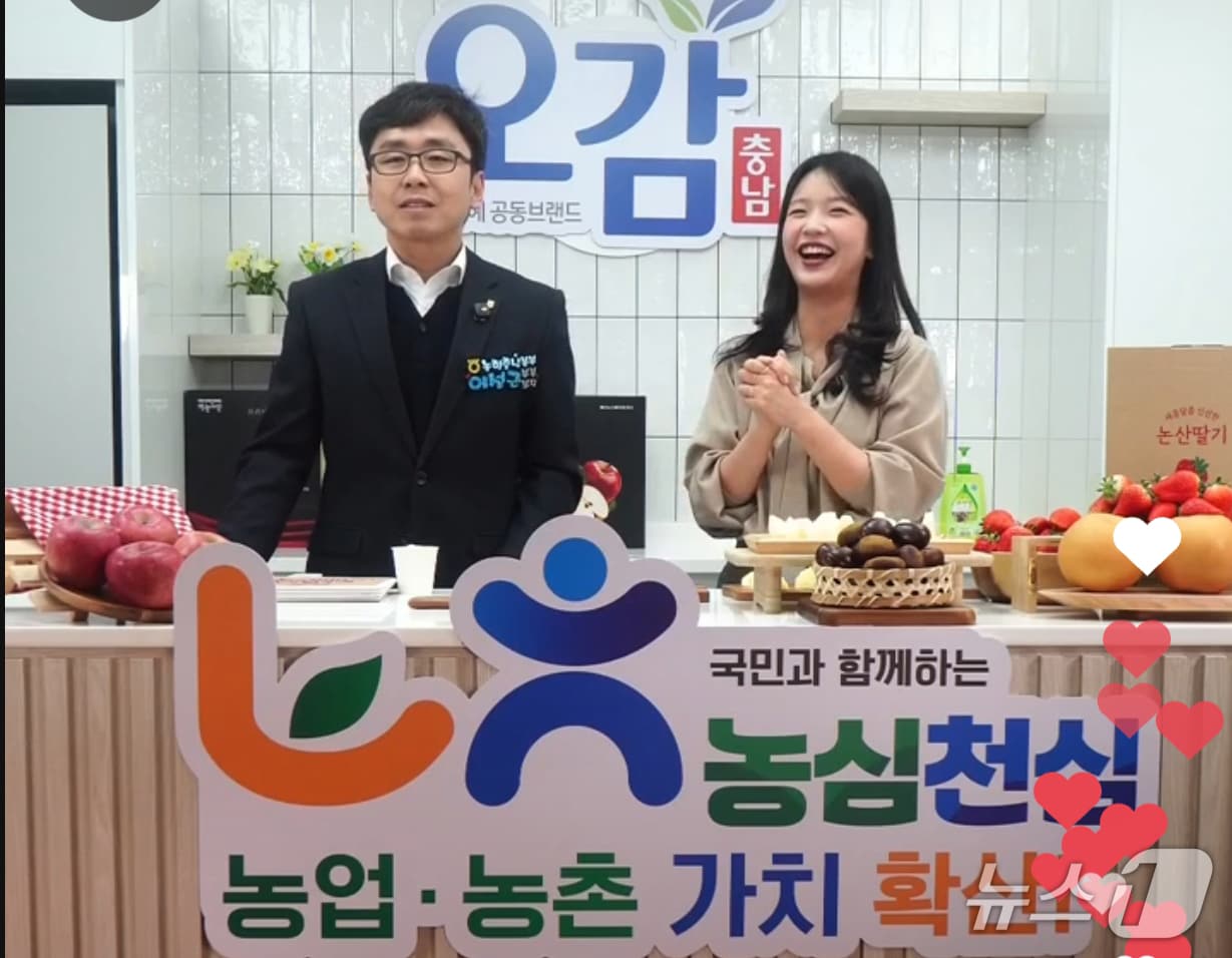 충남세종농협 설 명절 맞이 제수용품 라이브 커머스. / 뉴스1 