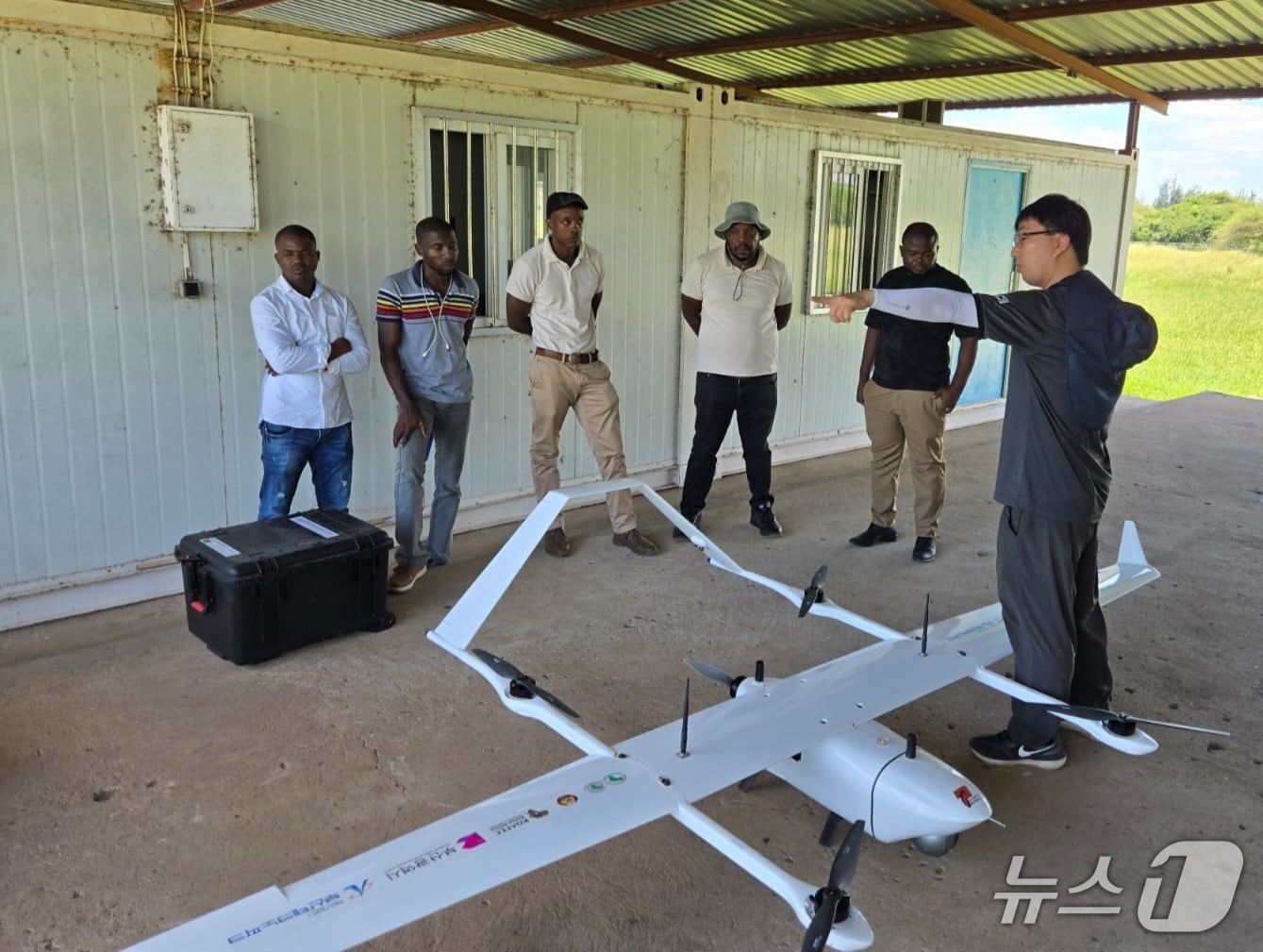 모잠비크 긴급 드론 운용 교육 (부산테크노파크 제공. 재판매 및 DB금지)
