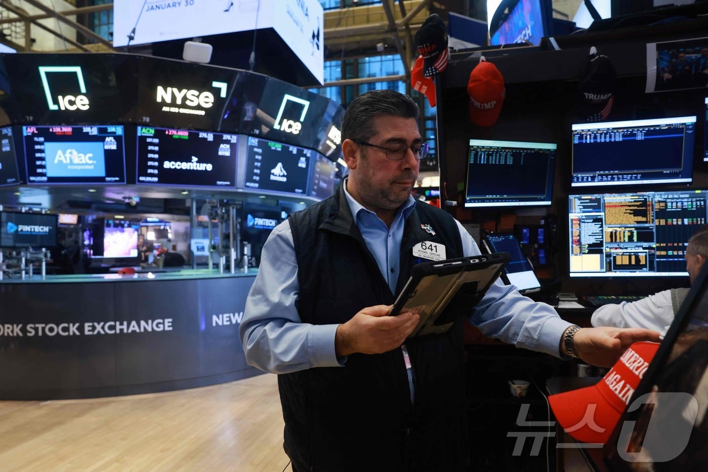 미증시 트레이더. ⓒ AFP=뉴스1