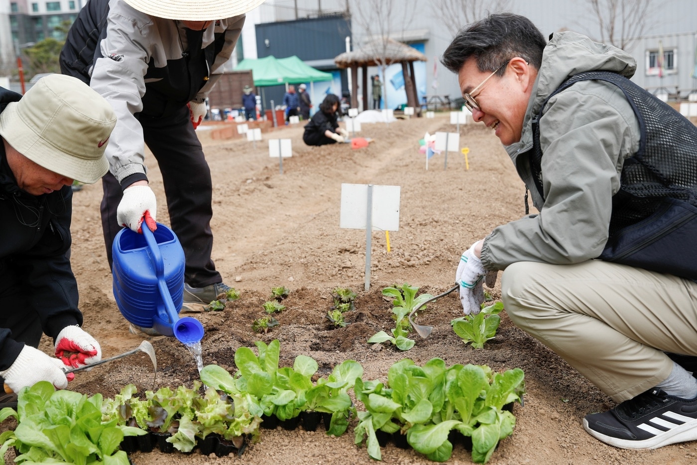 성동 무지개 텃밭 개장식(성동구 제공)