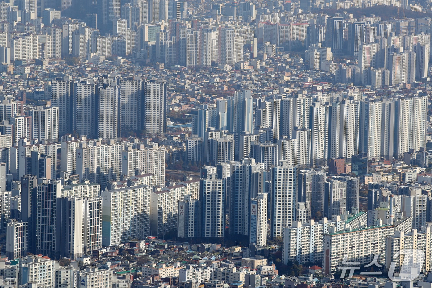 아파트가 빽빽이 들어선 대구 도심 전경.(뉴스1 자료)