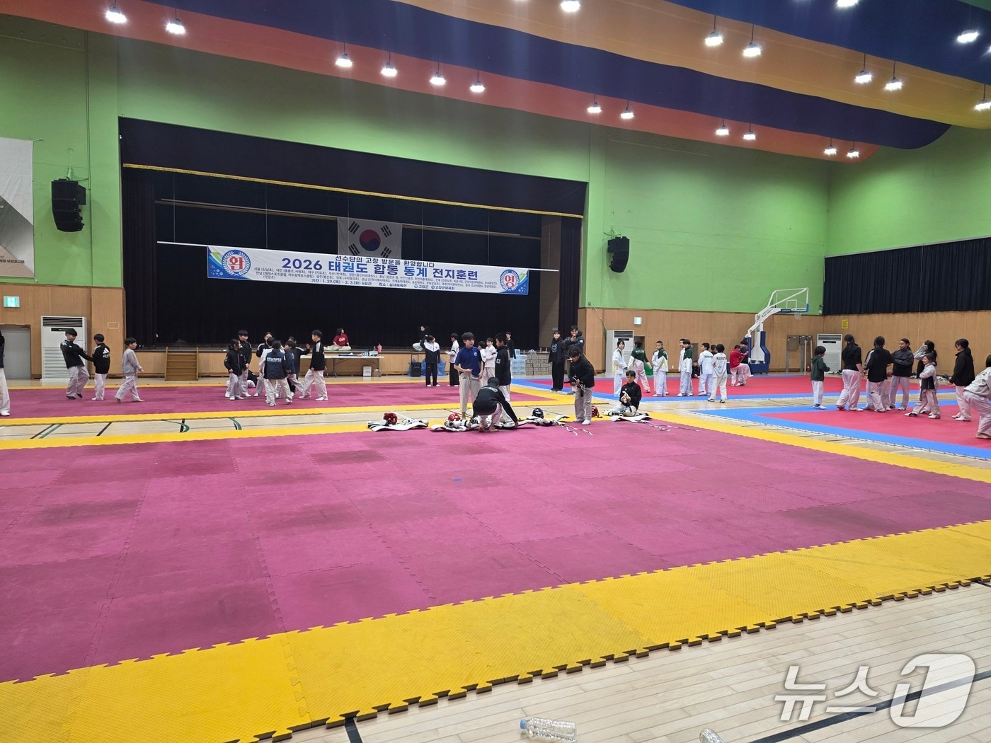 학생 선수단이 전북 고창군에서 동계 전지훈련을 하고 있다.(고창군 제공. 재판매 및 DB금지)