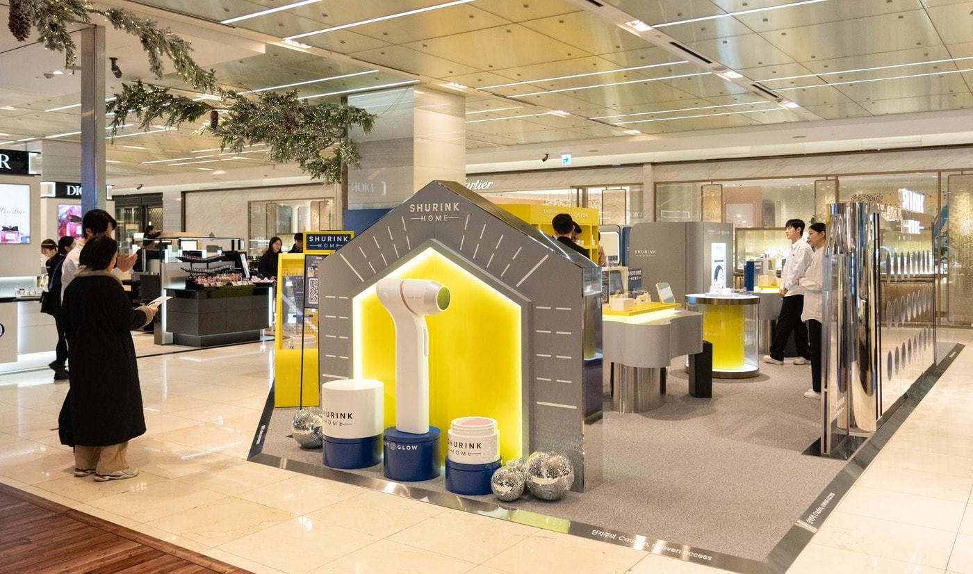 현대백화점 무역센터 내 클래시스 슈링크홈 팝업 스토어 전경. (클래시스 제공)
