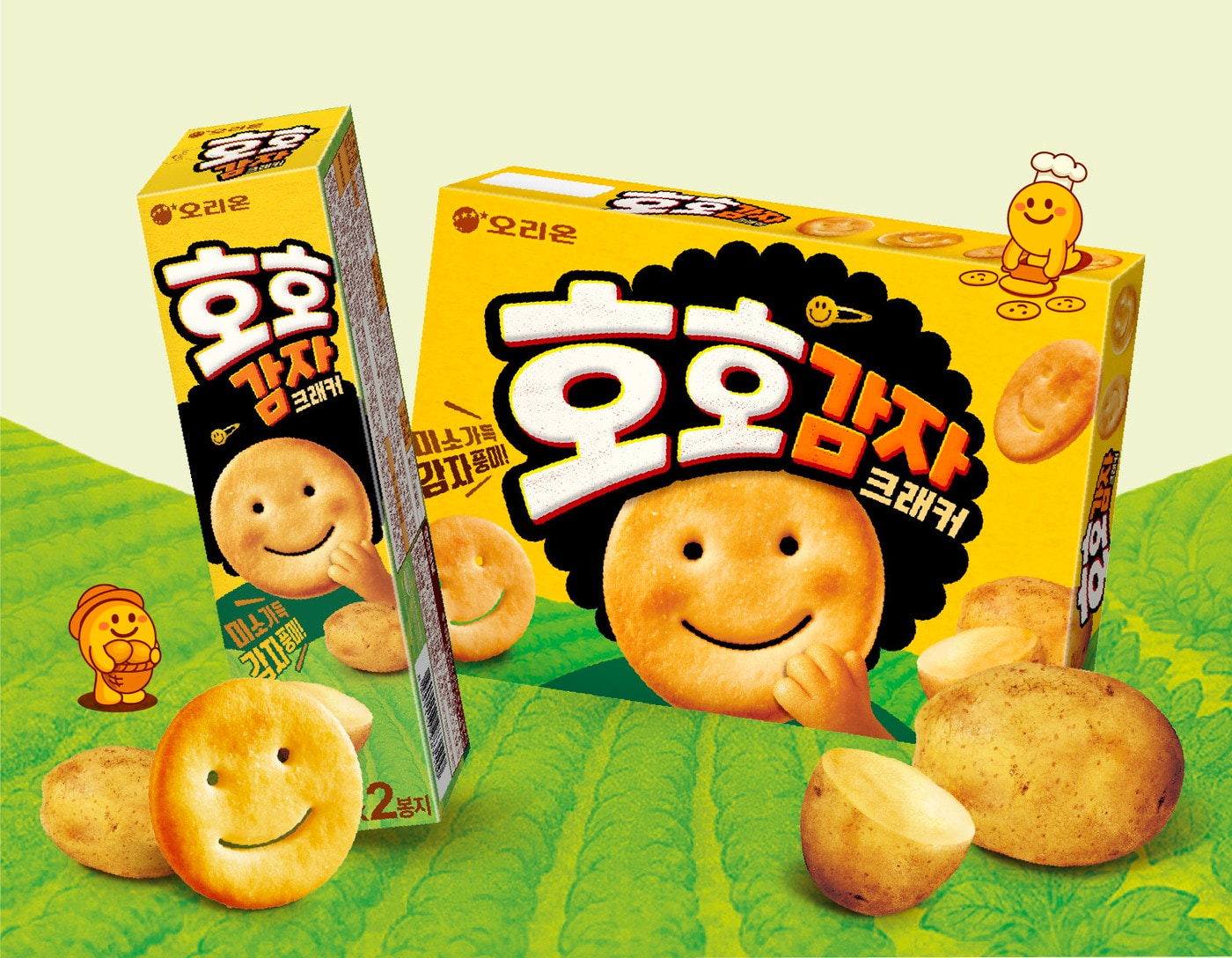 오리온 호호감자크래커 제품 이미지.(오리온 제공)