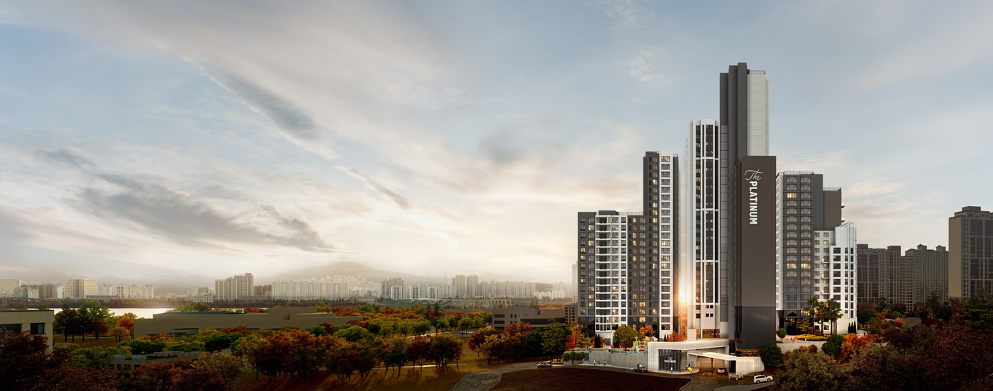 단지 투시도(쌍용건설 제공) /뉴스1 ⓒ News1 