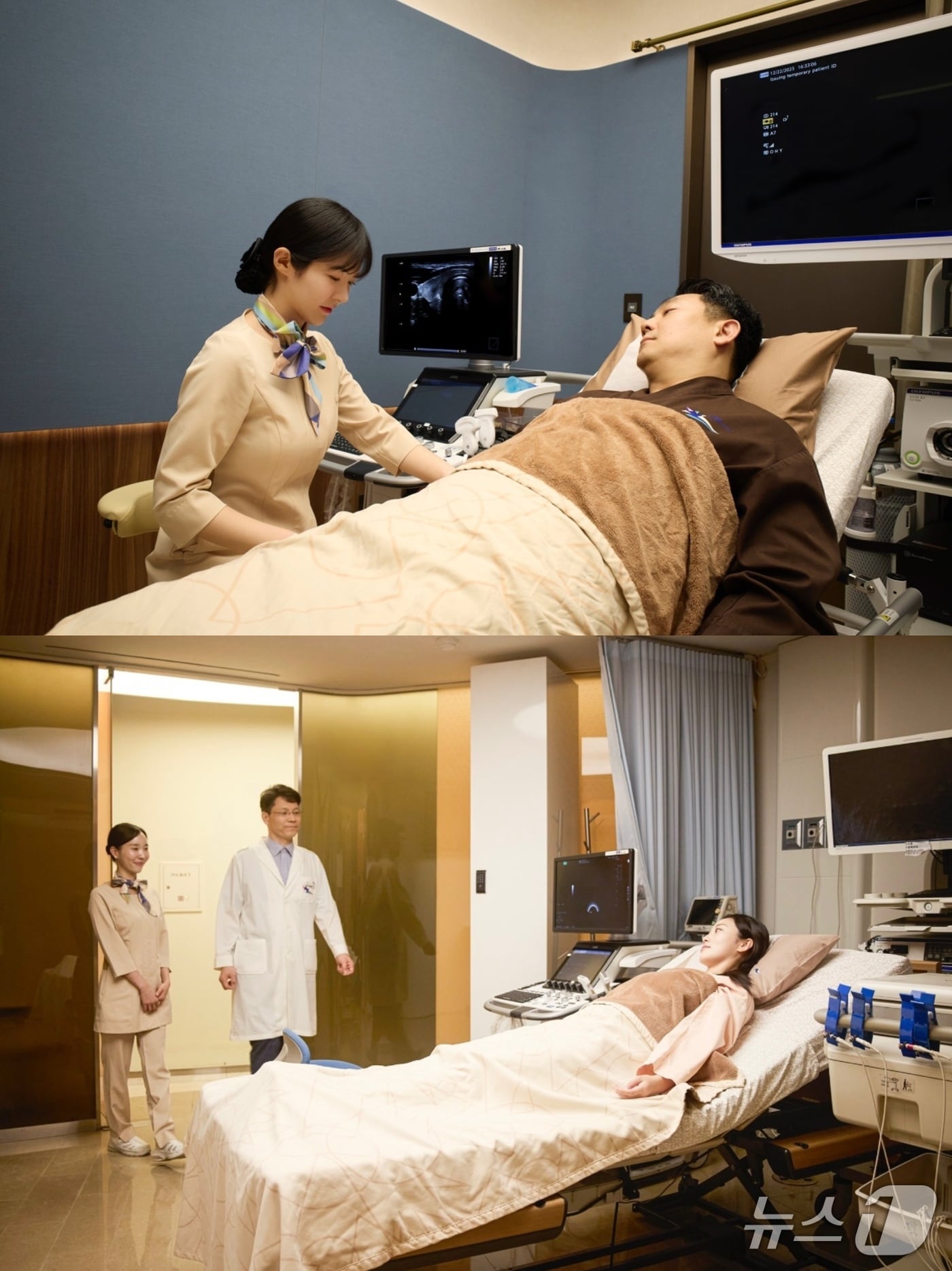 차움의 프라이빗 1인 검진룸 '하이브(HIVE)'에서 수검자가 1박 2일 검진을 받고 있다.(차움 제공)