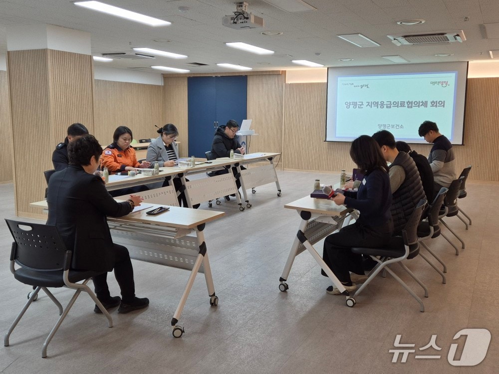 경기 양평군에서 열린 지역응급의료협의체.(양평군 제공. 재판매 및 DB 금지)/뉴스1 