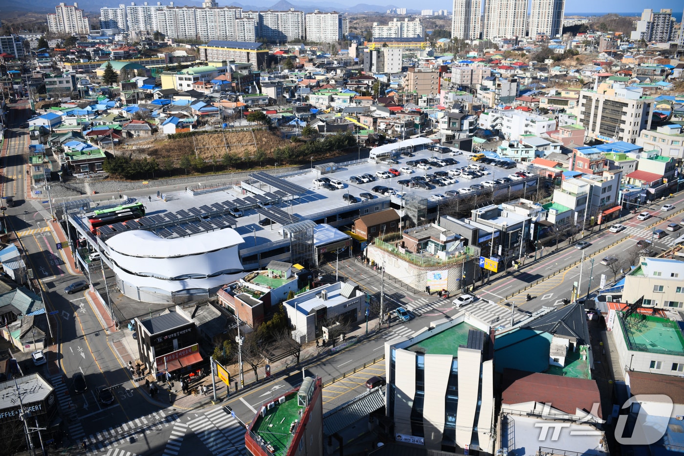 속초관광수산시장주차장 전경.(속초시 제공, 재판매 및 DB 금지) 2026.2.5/뉴스1