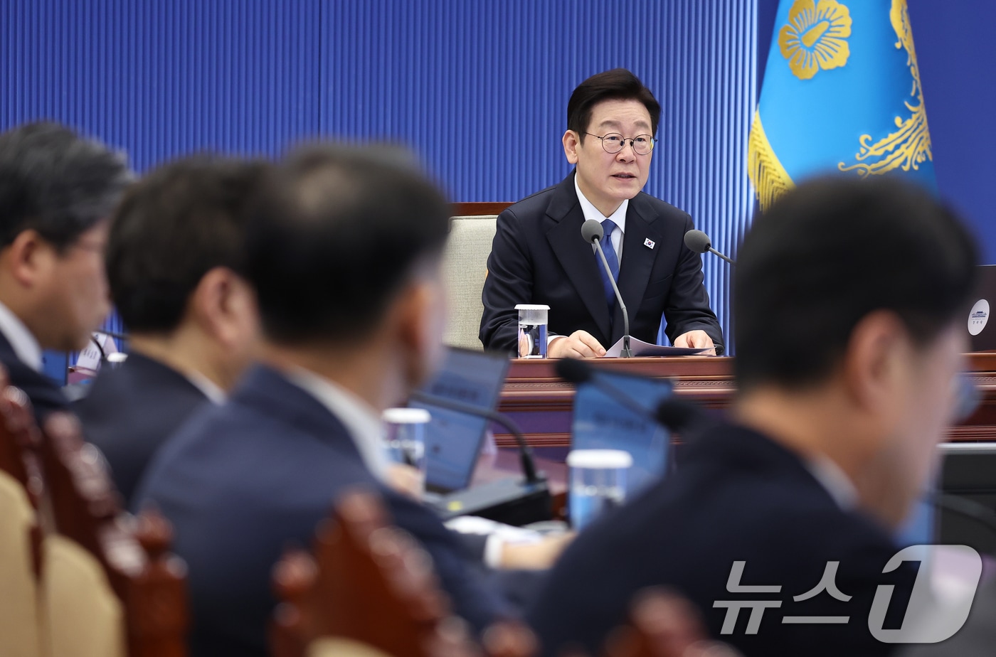 이재명 대통령이 5일 청와대 여민관에서 열린 수석보좌관회의에서 발언하고 있다. (청와대통신사진기자단) 2026.2.5/뉴스1 ⓒ News1 허경 기자