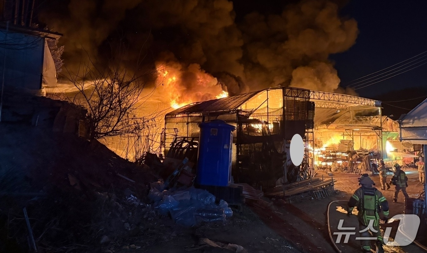 화재현장(경기 김포소방서 제공/뉴스1)