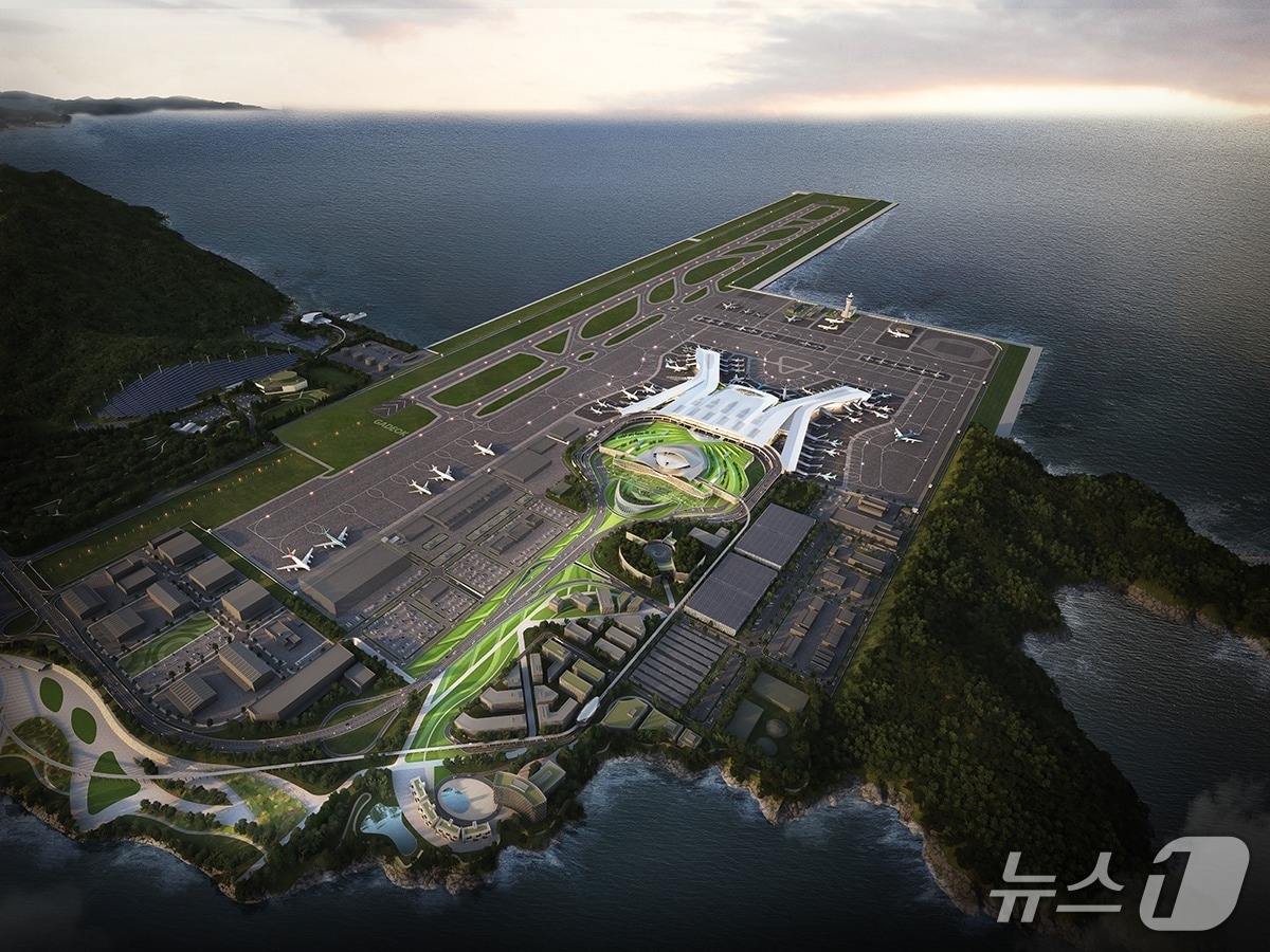 가덕도신공항 조감도 (가덕도신공항건설공단 제공. 재판매 및 DB금지)