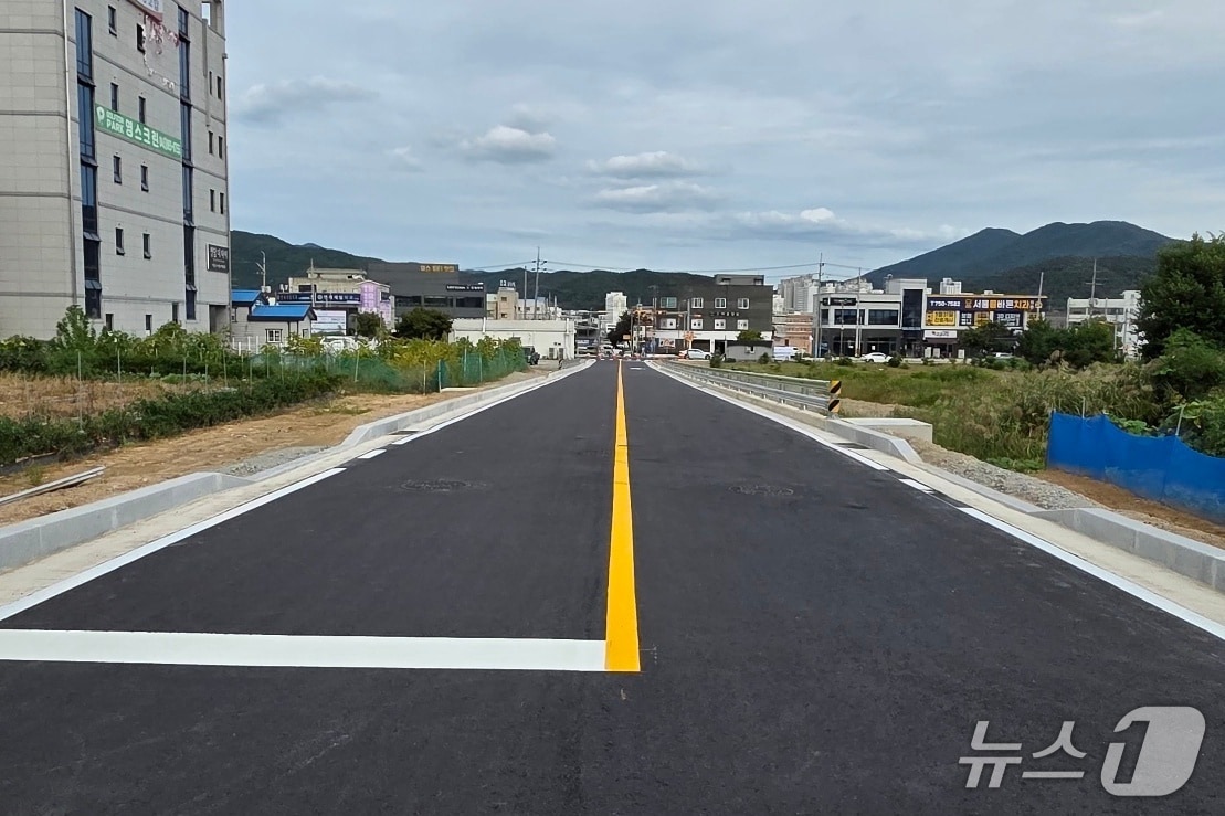 음성군 금왕읍 도시계획도로.(음성군 제공. 재판매 및 DB금지)/뉴스1