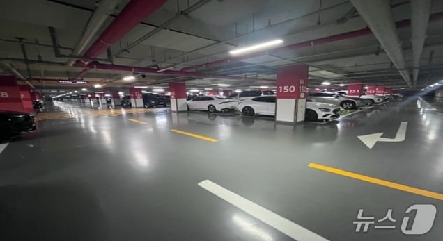 설 연휴 개방 예정인 현대지식산업센터 주차장 모습.(금천구 제공)