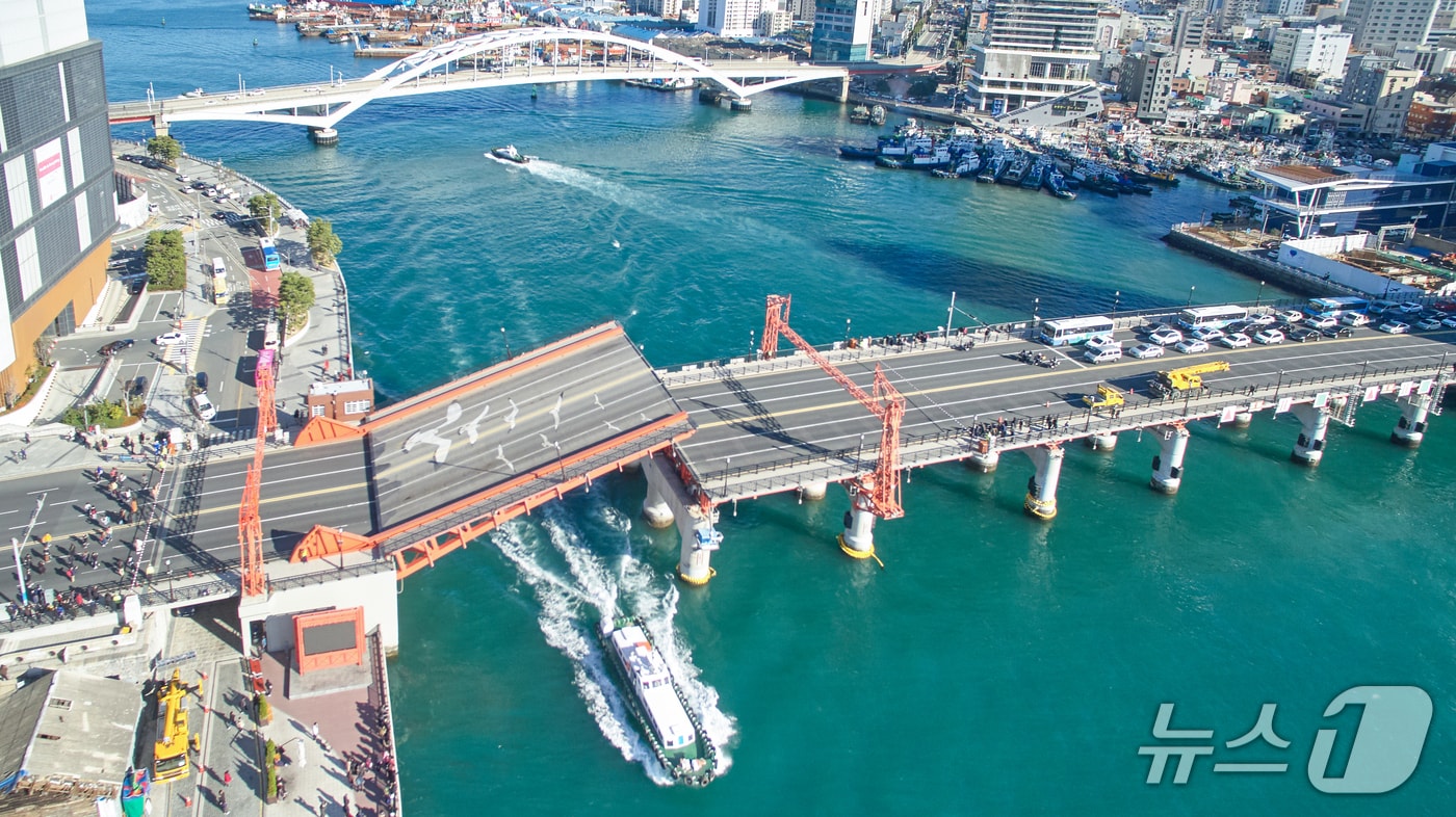 부산 영도대교 전경.(코레일 부산경남본부 제공. 재판매 및 DB 금지)