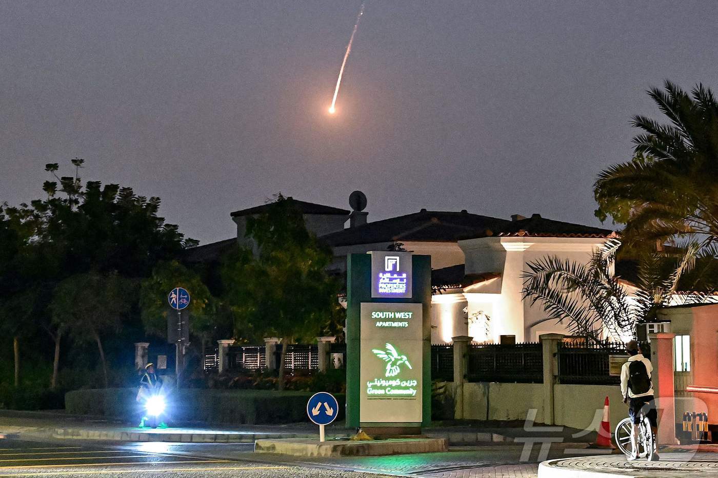 두바이 타격 관련 보도 이미지