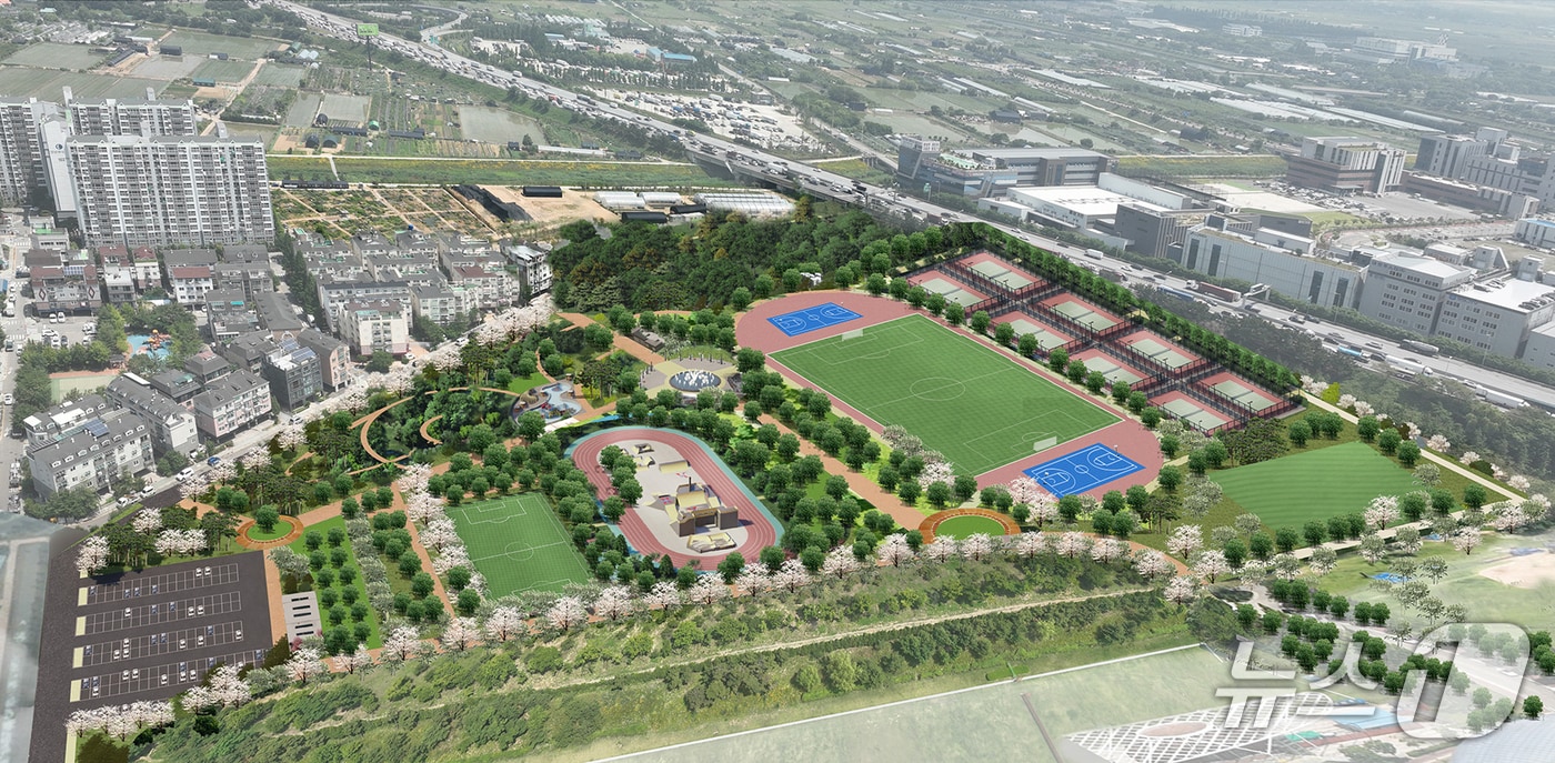 계양꽃마루 체육시설 조감도(인천 계양구 제공/뉴스1)