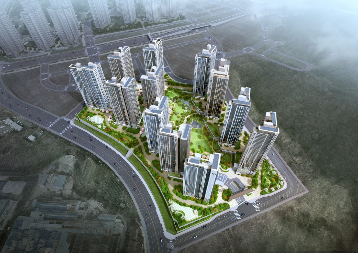 GS건설, '아산탕정자이 메트로시티' 3월 분양…1638가구 공급 - 뉴스1