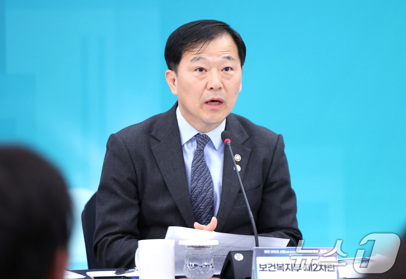 이영훈 보건복지부 2차관이 13일 청주 오스코에서 열린 ’충북의 마음을 듣다’ 타운홀미팅 간담회에서 발언을 하고 있다. 2026.3.13 ⓒ 뉴스1 허경 기자