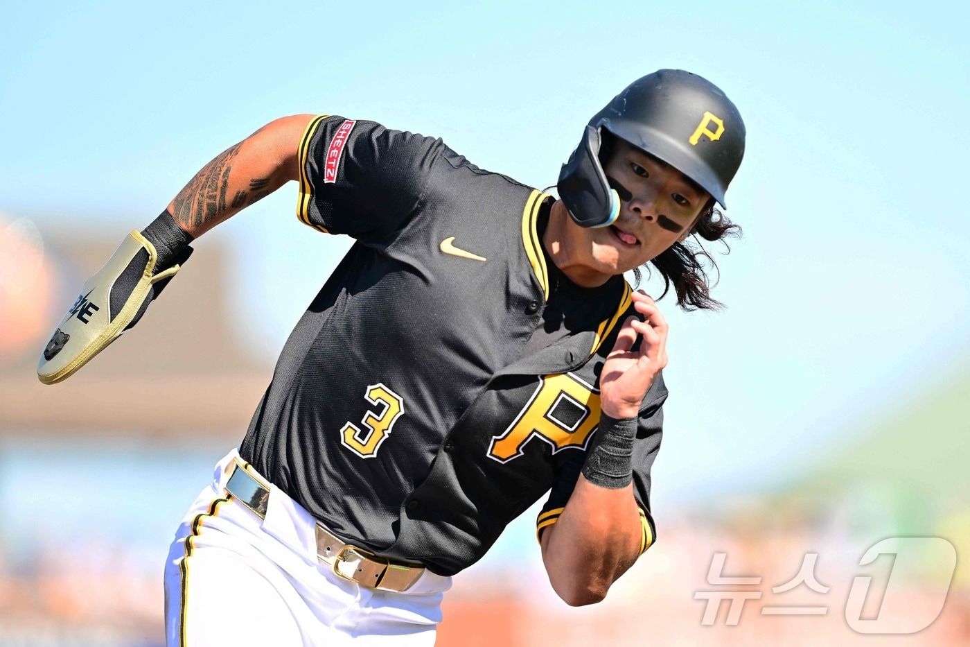 뉴욕 메츠의 배지환. ⓒ AFP=뉴스1