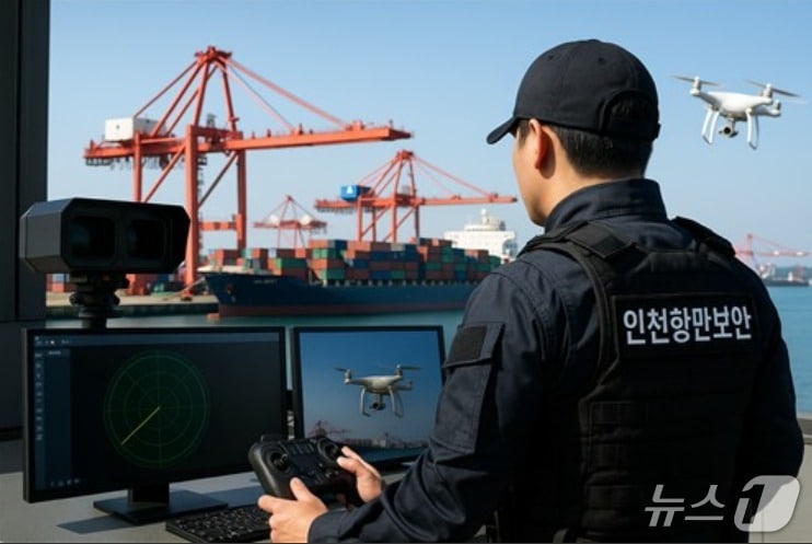 드론 시스템 (인천지방해양수산청 제공.재판매 및 DB금지)