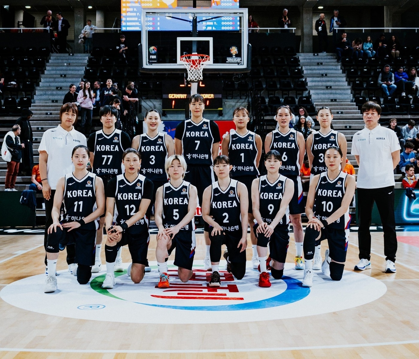 한국 여자농구대표팀이 2026 FIBA 여자 농구 월드컵 본선 진출을 확정했다. (FIBA 제공)